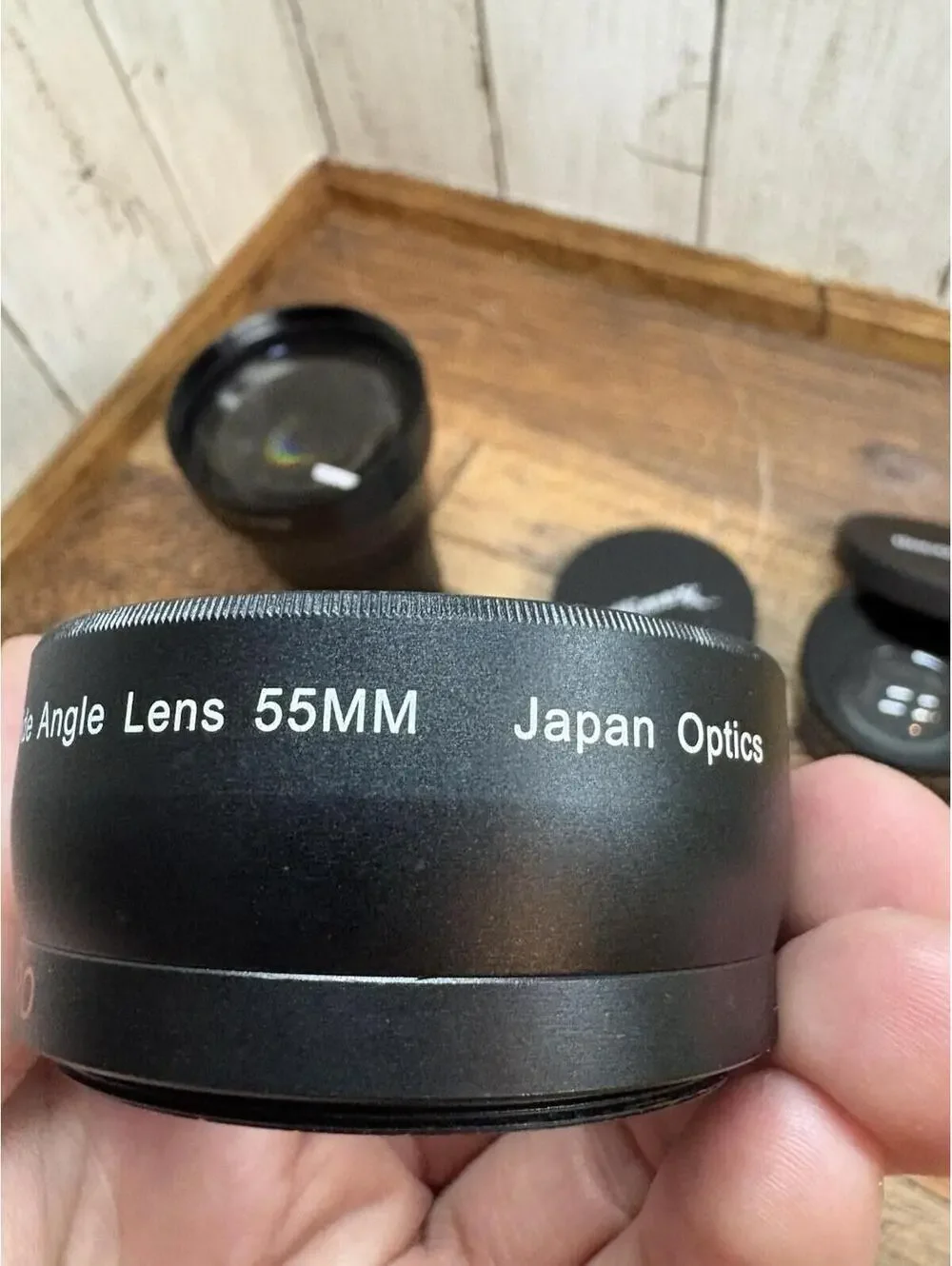 Lot 3 Japanese Lens Conversions: .43 Wide Angle 55mm & 58mm, 2.2x Telephoto 52mm
